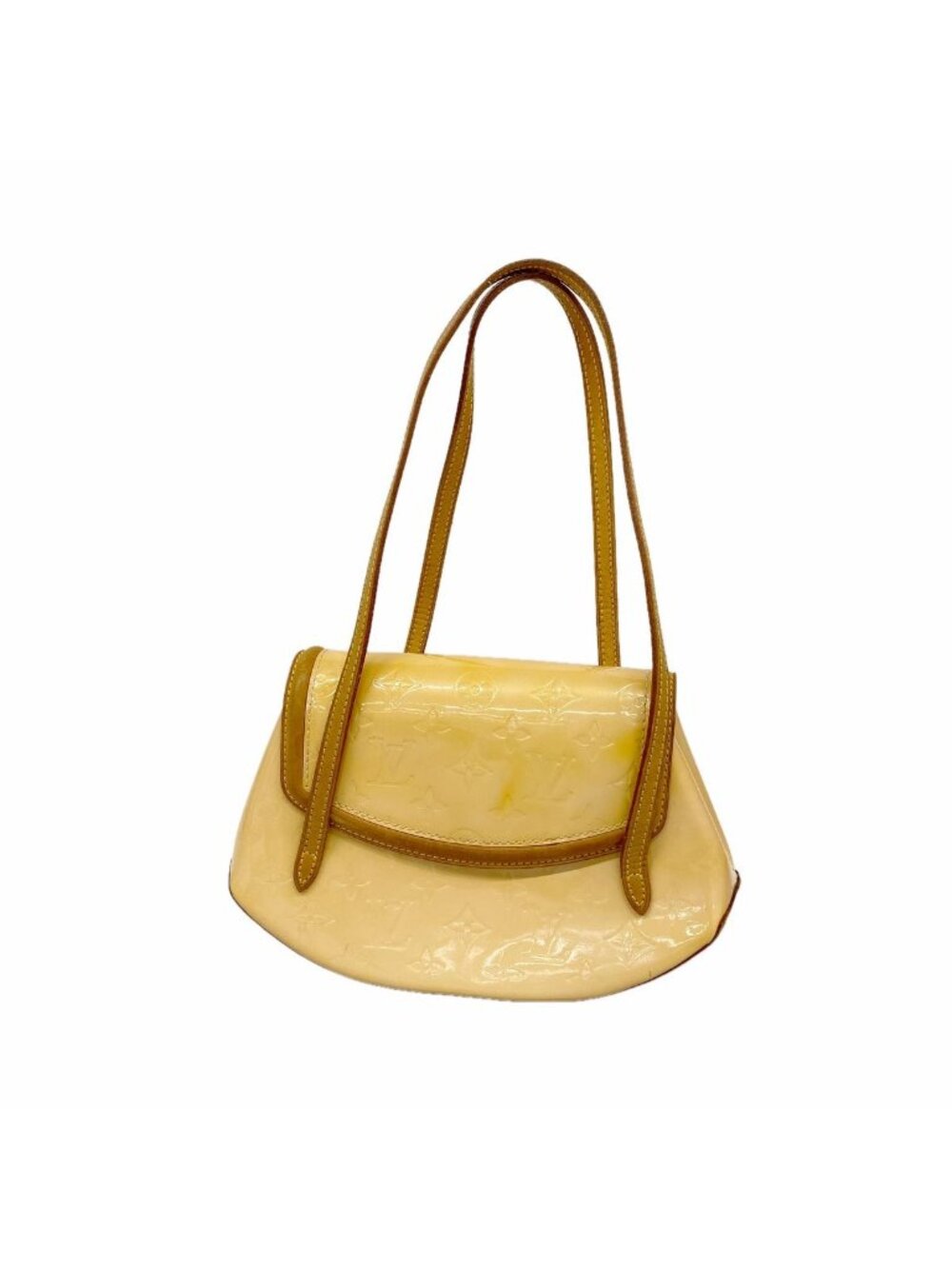Louis Vuitton Shoulder Bag Vernis Biscayne Bay PM Marshmallow Pink